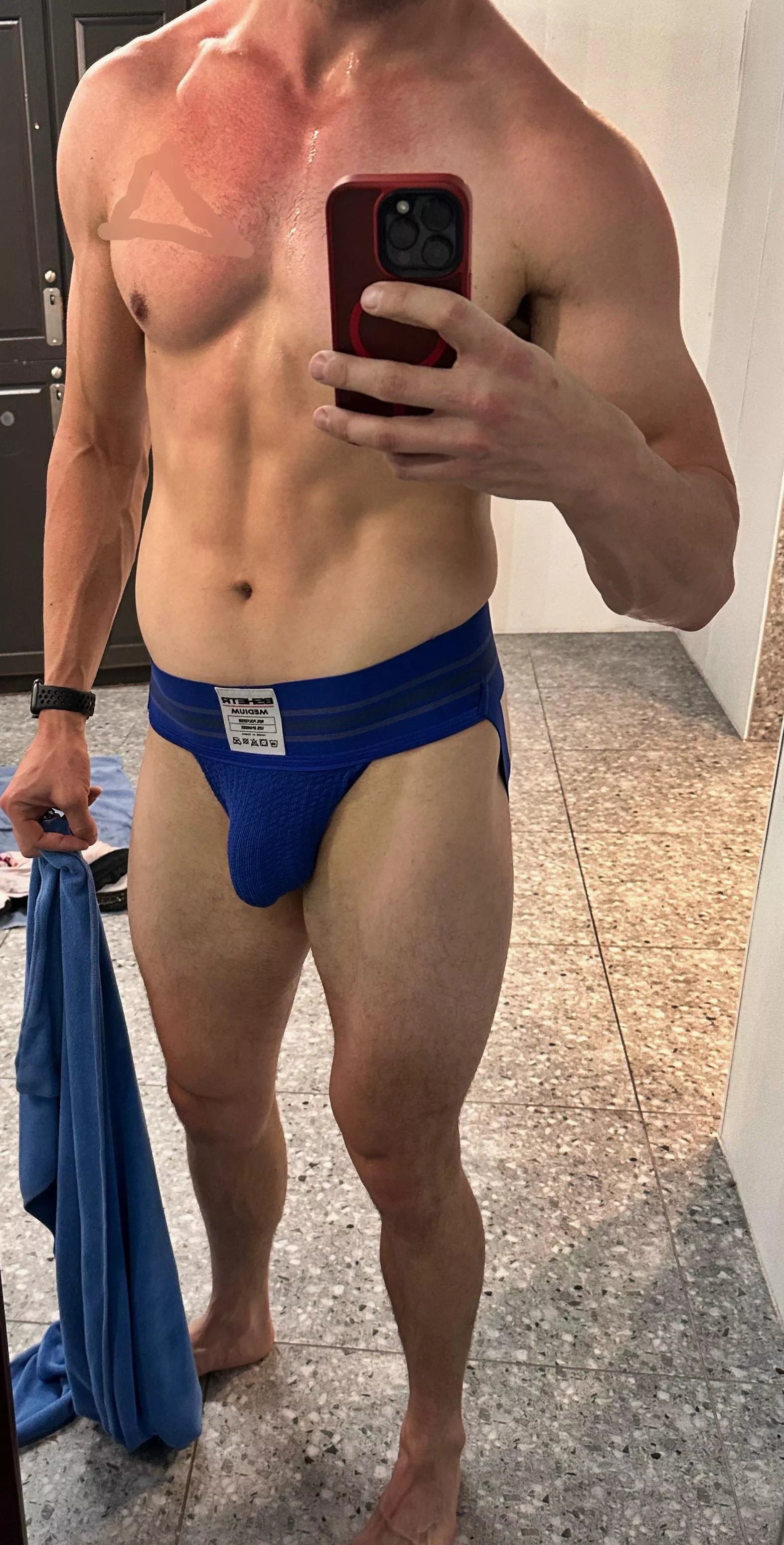 Finally felt confident enough to rock just the jock