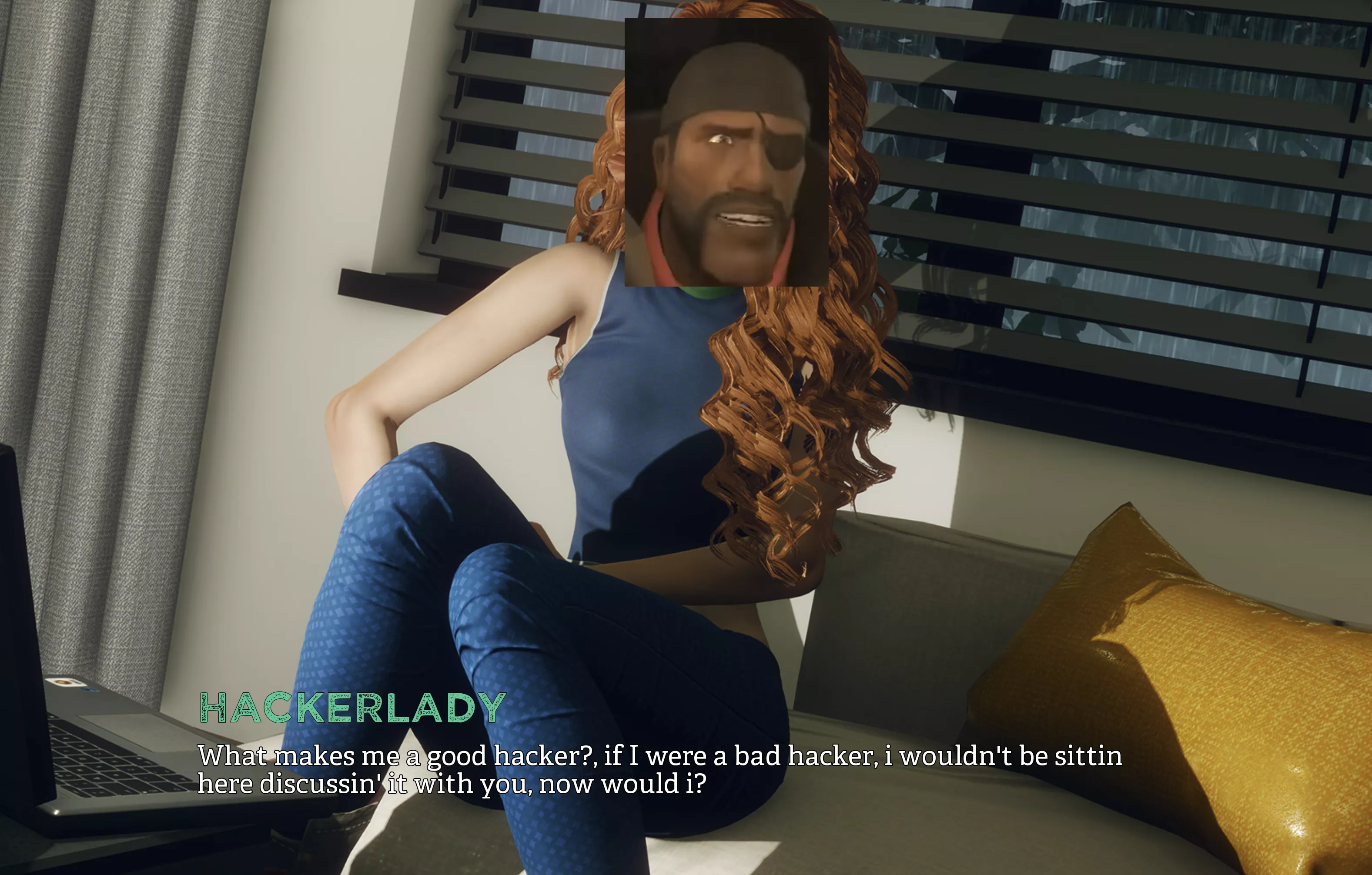 Hah, the shitposts never stop. I found the perfect voice actor for nova!