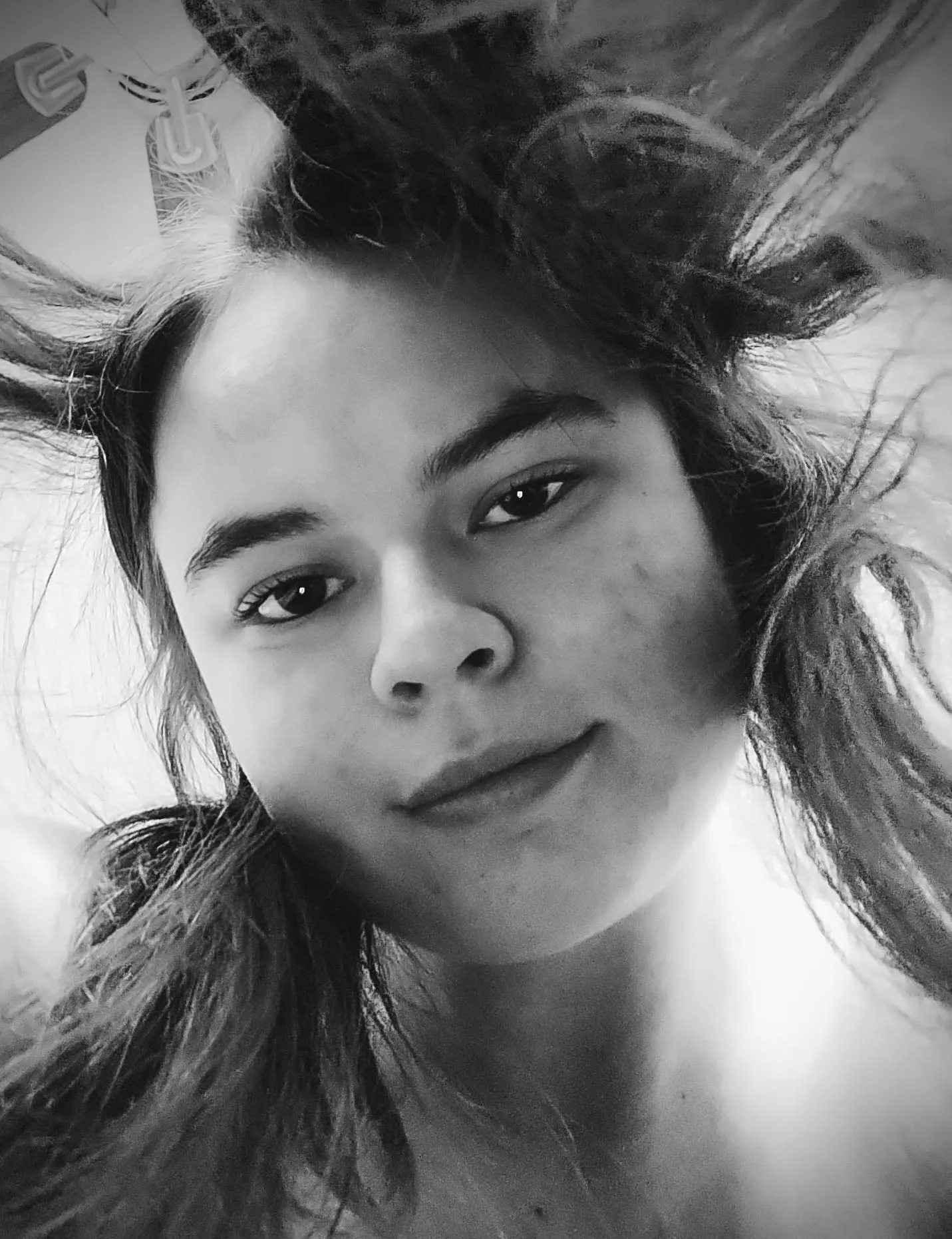 Her Expression Before a Tender Kiss 