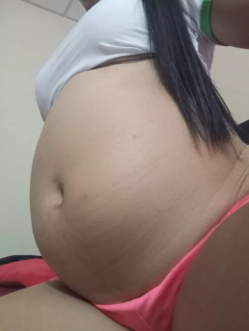 Hi daddy, this is how my pregnancy is going 