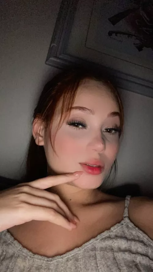 It's getting late and you haven't arrived yet, you know this redhead is waiting for you, right?