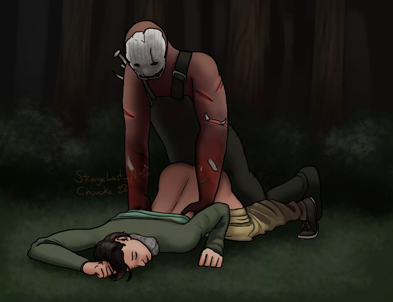 Jake and Trapper :> (Art by Me)