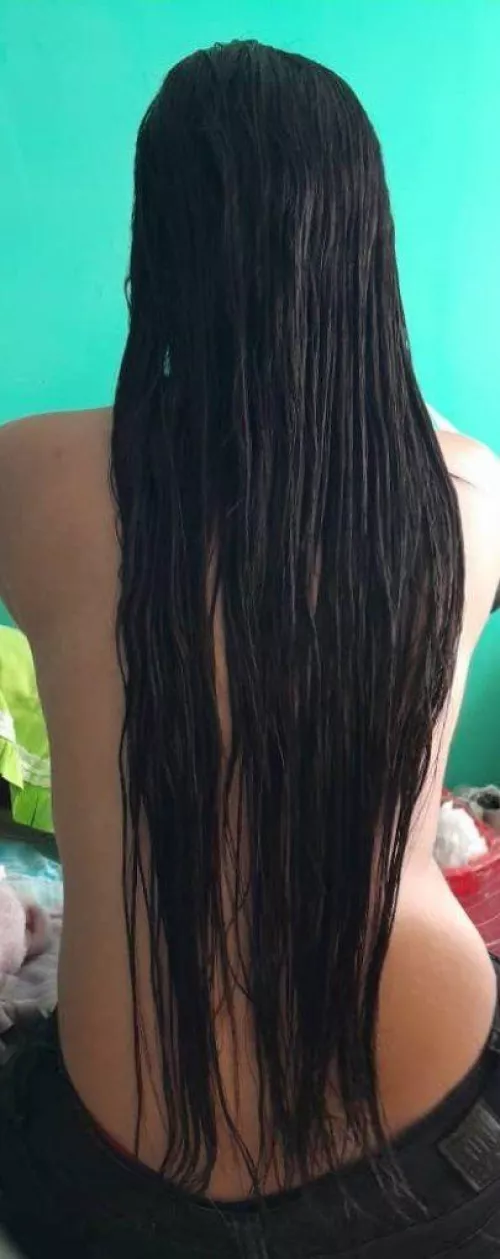 Just washed my hair, it smells so good