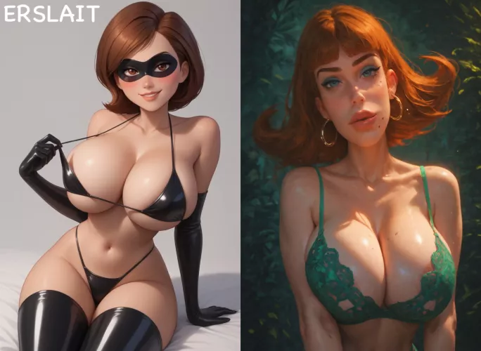 Left or right [Helen Parr,Judy Neutron]