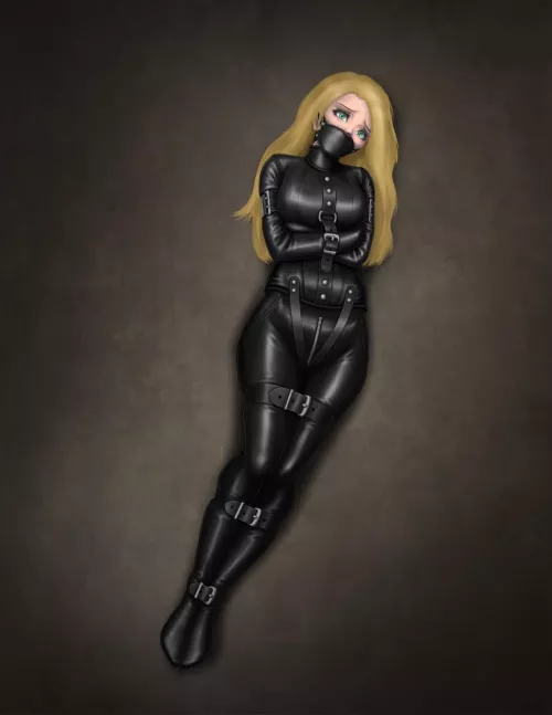 Looking cute in all black