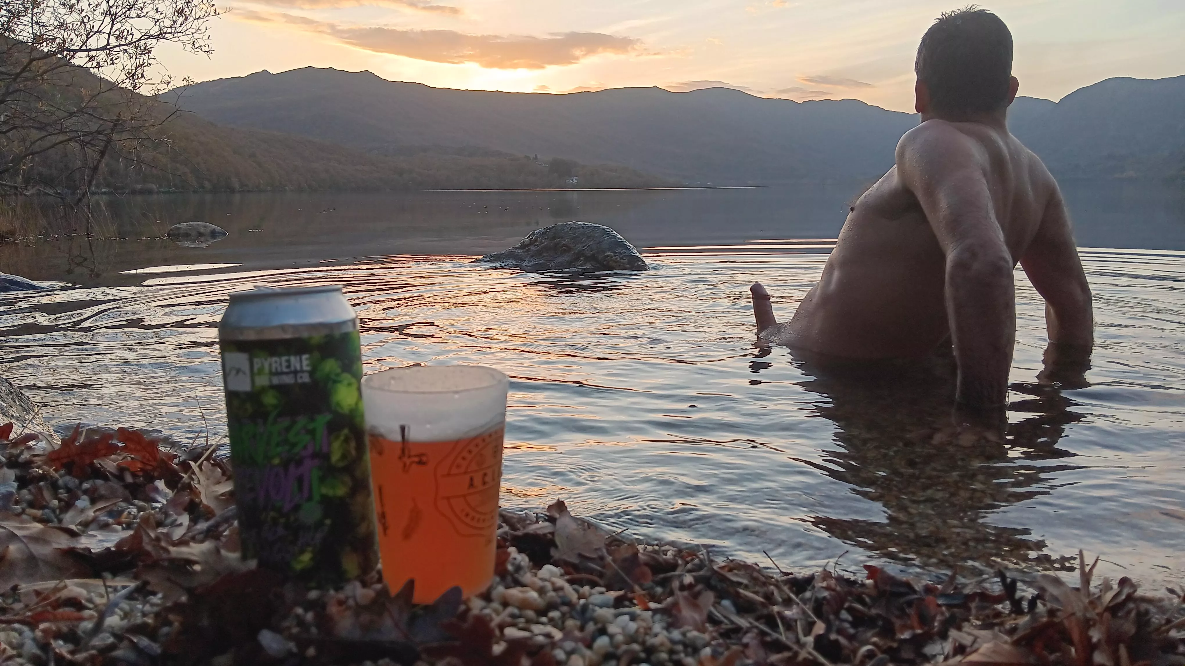 Magic sunset beach with my 