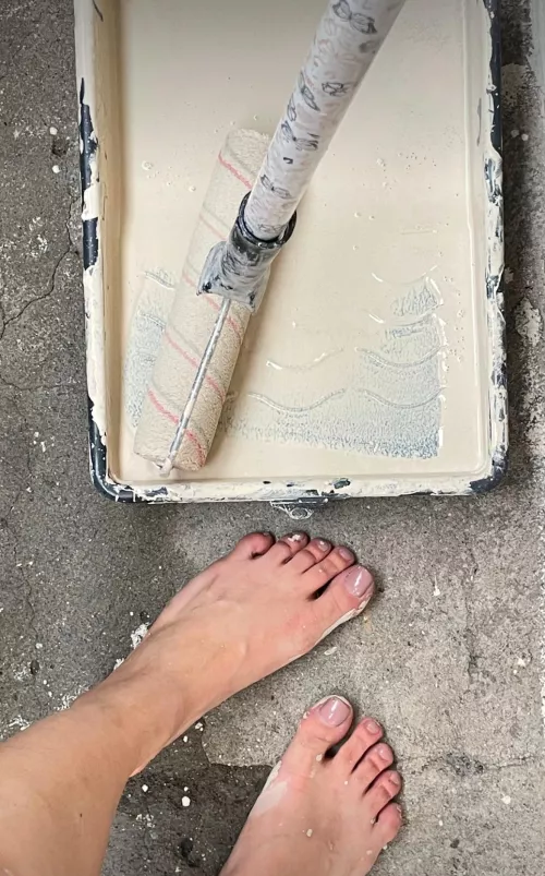 My artist feet! Do you like?