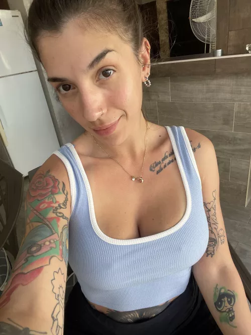 My pokies are always excited after a workout