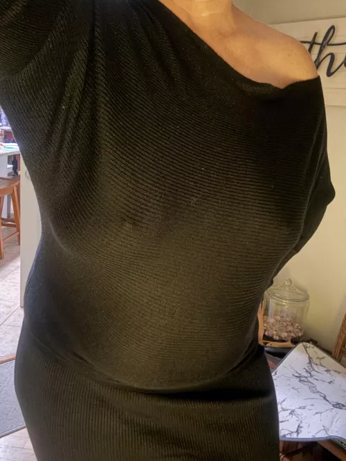 Over the shoulder dress for our next date