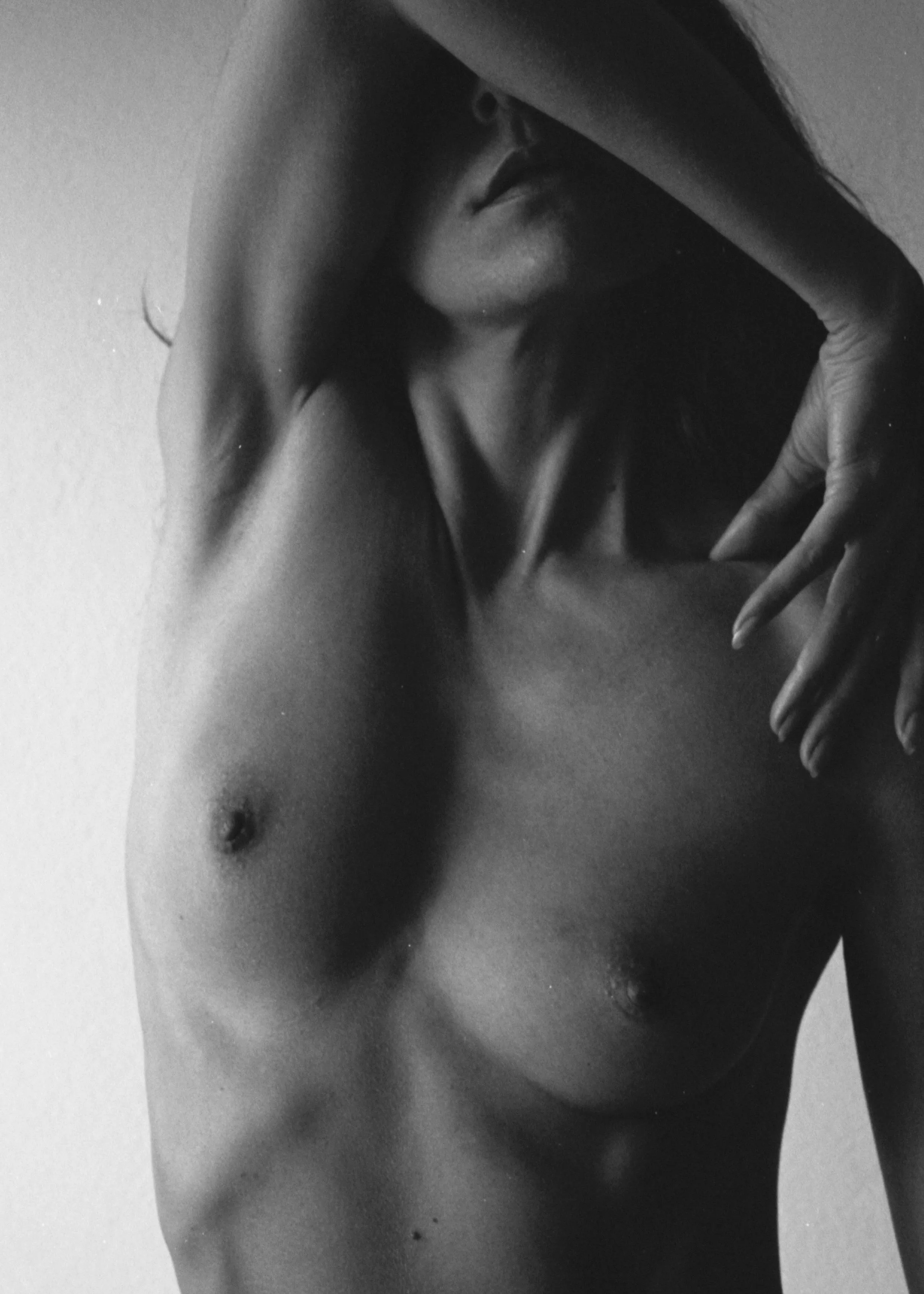 Selfportrait, Canonae1, Kentmere pan 100