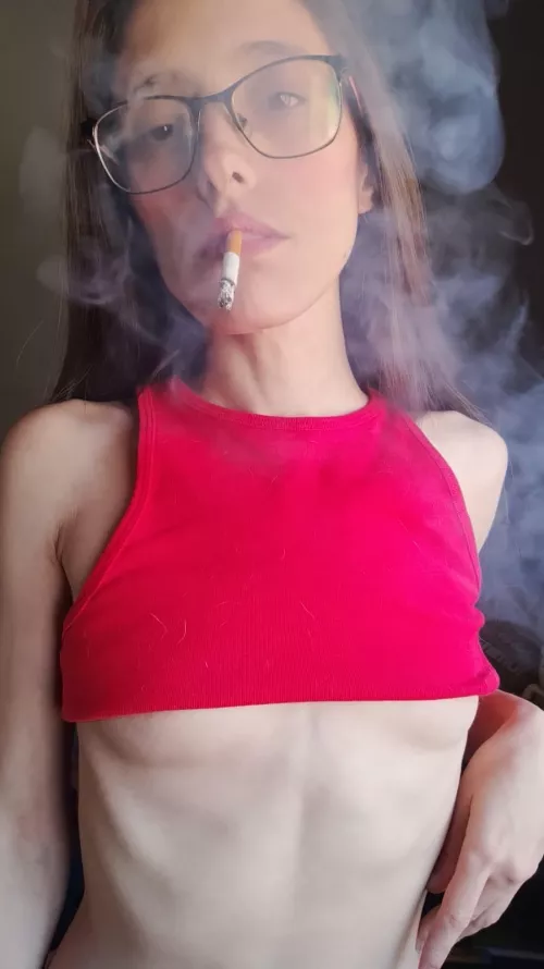 Smoking beauty, inside and out