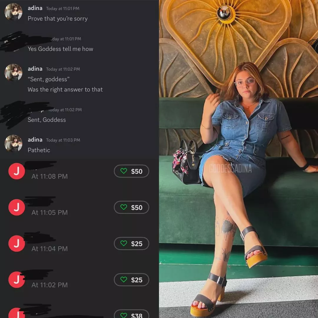 Submitting to me is an honor. Piggies thank me for ruining them. You might not be into Findom, but you will be once you talk to me. [selling]