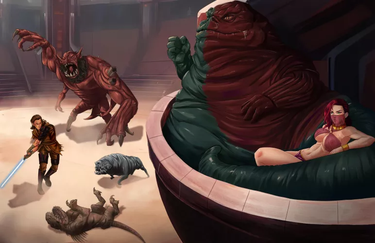 “The Captured Jedi.” (Commission: Amenoosa)