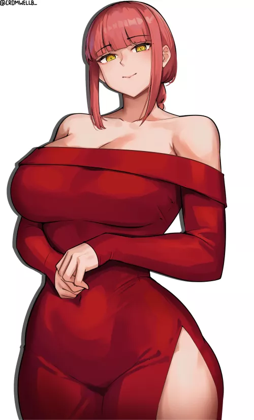 The Lady in Red (Art by Cromwellb 