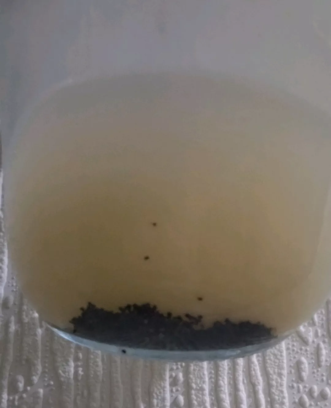 The wash colour last time from a different brand that did have some effects, but mild. It didn't taste too bitter though.