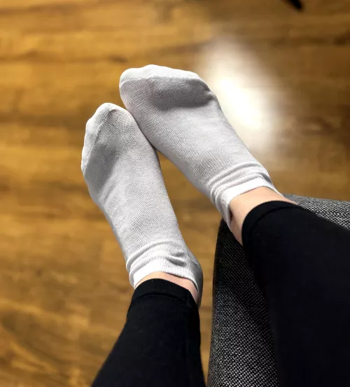 These socks don't warm my feet as well as your hands would