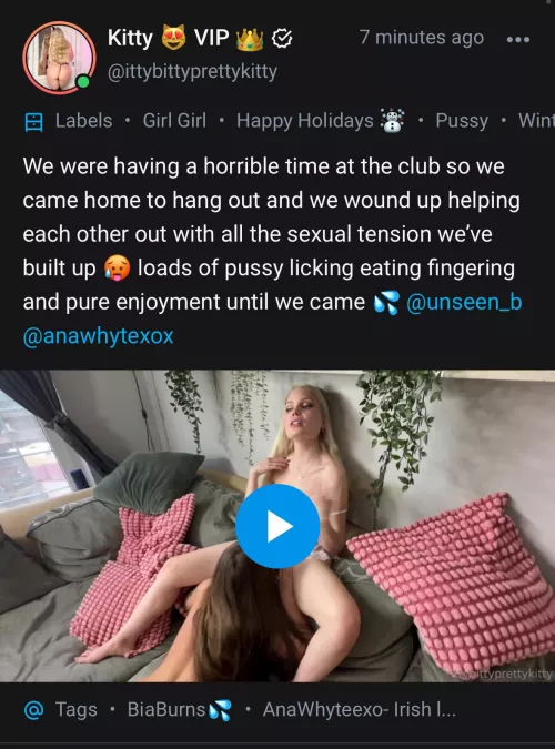 This video just dropped! 😻