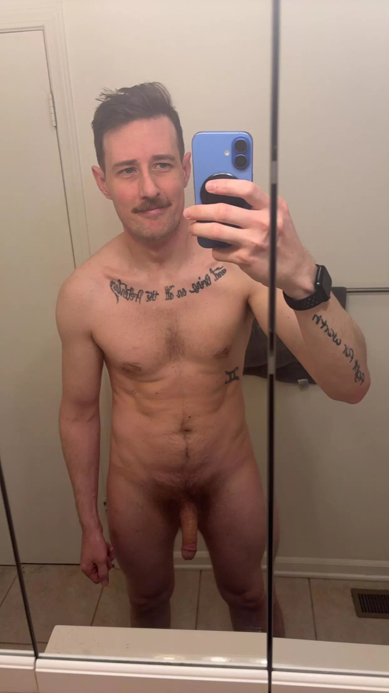 Tidied up the stache today 