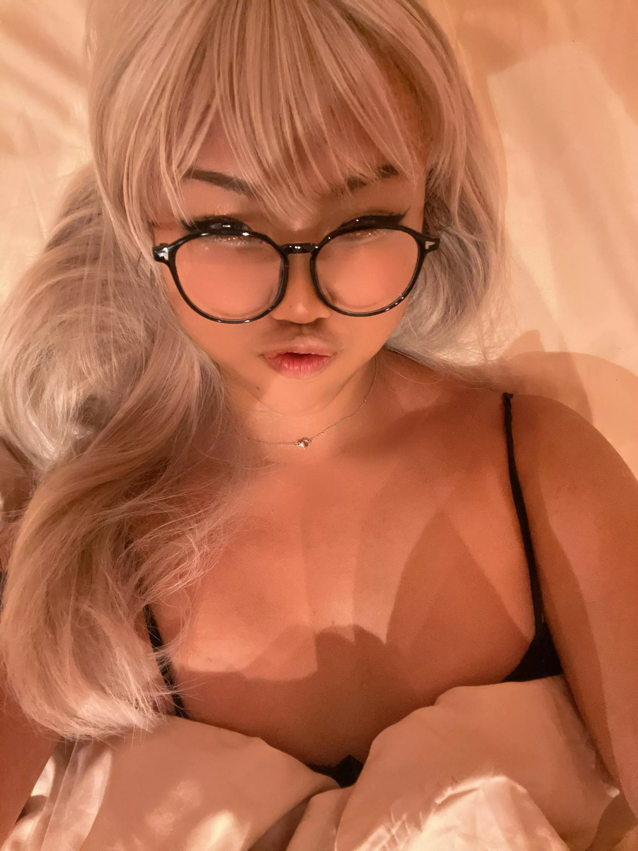  Timid but ready to shine. 