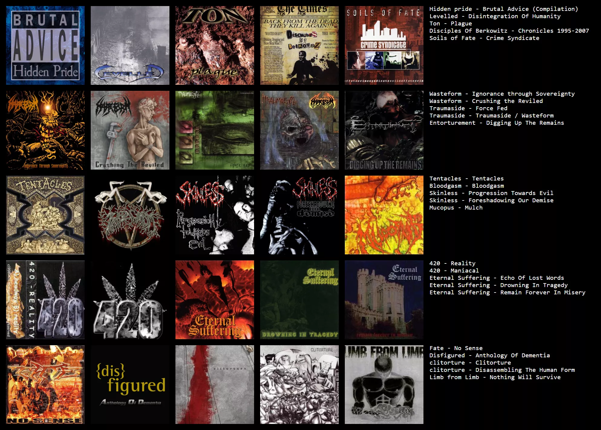 What are some bands, albums or songs that fit into this groove focused sound? Also missing the band 