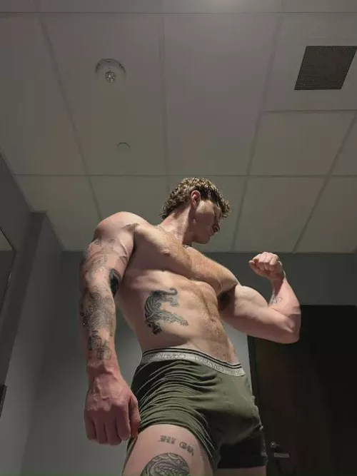 When they are sweaty, they look prettier 😉