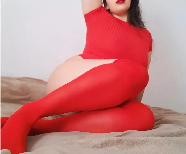 Would it be better if I took off my stockings or do you think I look sexy just like this?