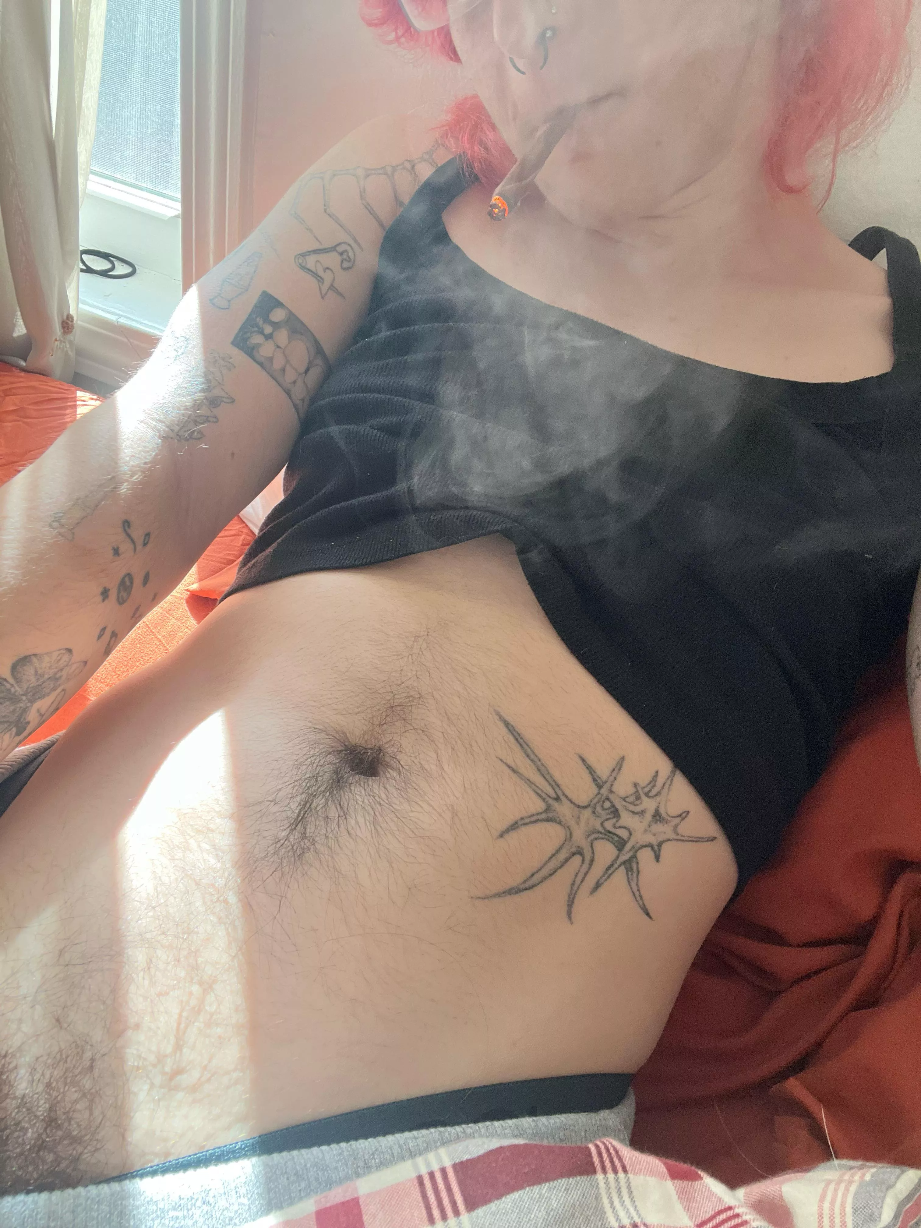 would you suck me while i smoke a blunt? 