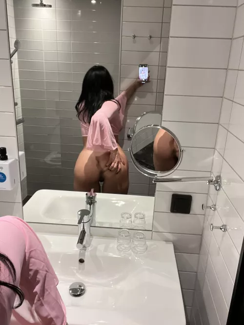 Wrapped in pink, unwrapping promises he’ll regret breaking