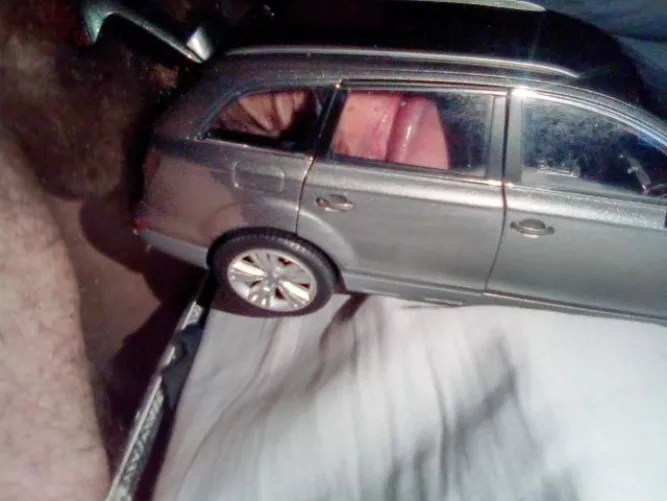 (34) filling car with my cum