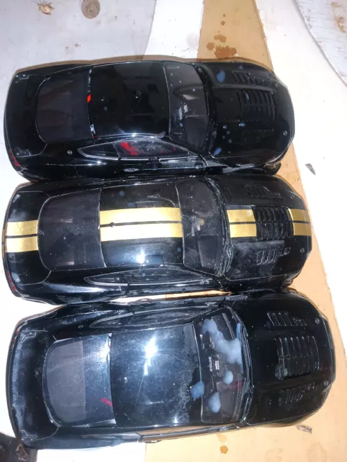 (34) I tagged all 3 of these toy cars plus the table 