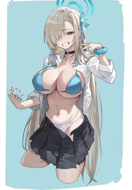 Asuna Undressing (HTT)