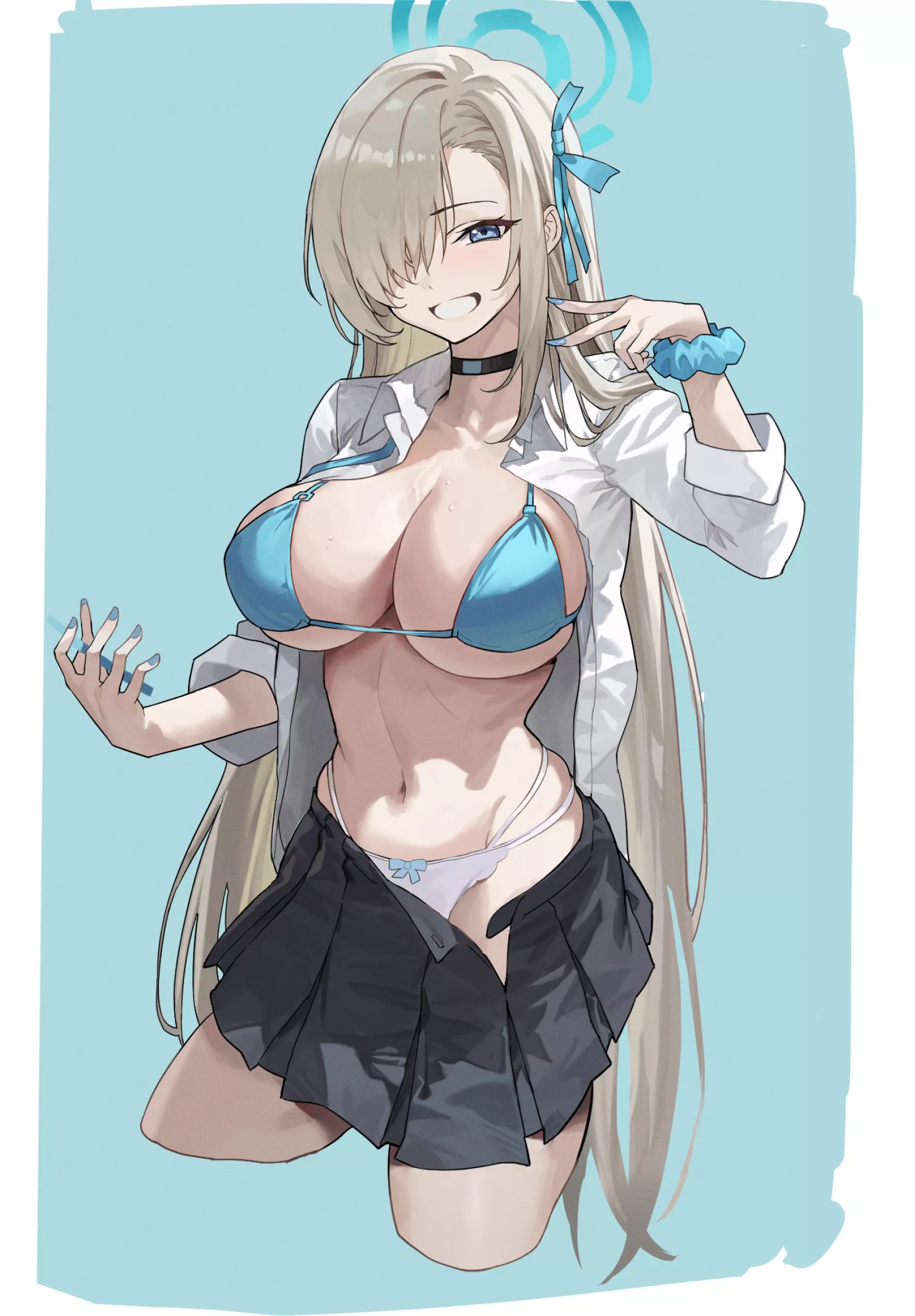 Asuna Undressing (HTT)