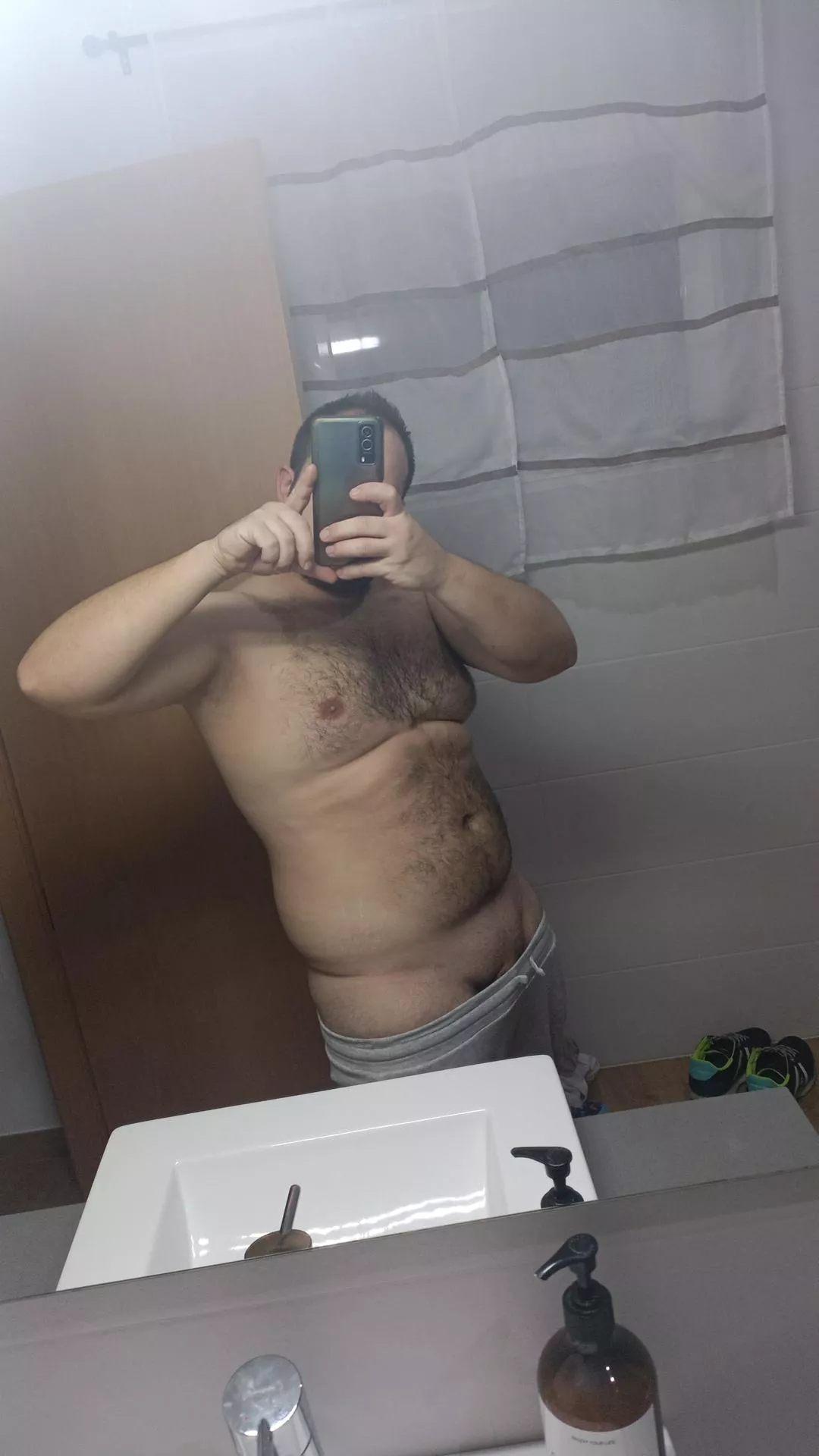 De camino a la ducha