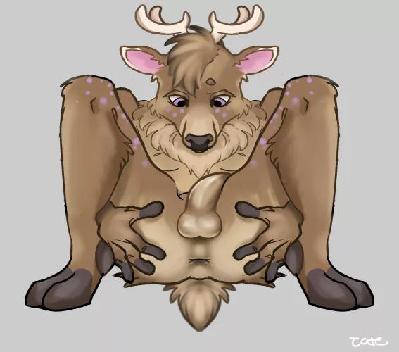 deer butt  (art by me!) [M]