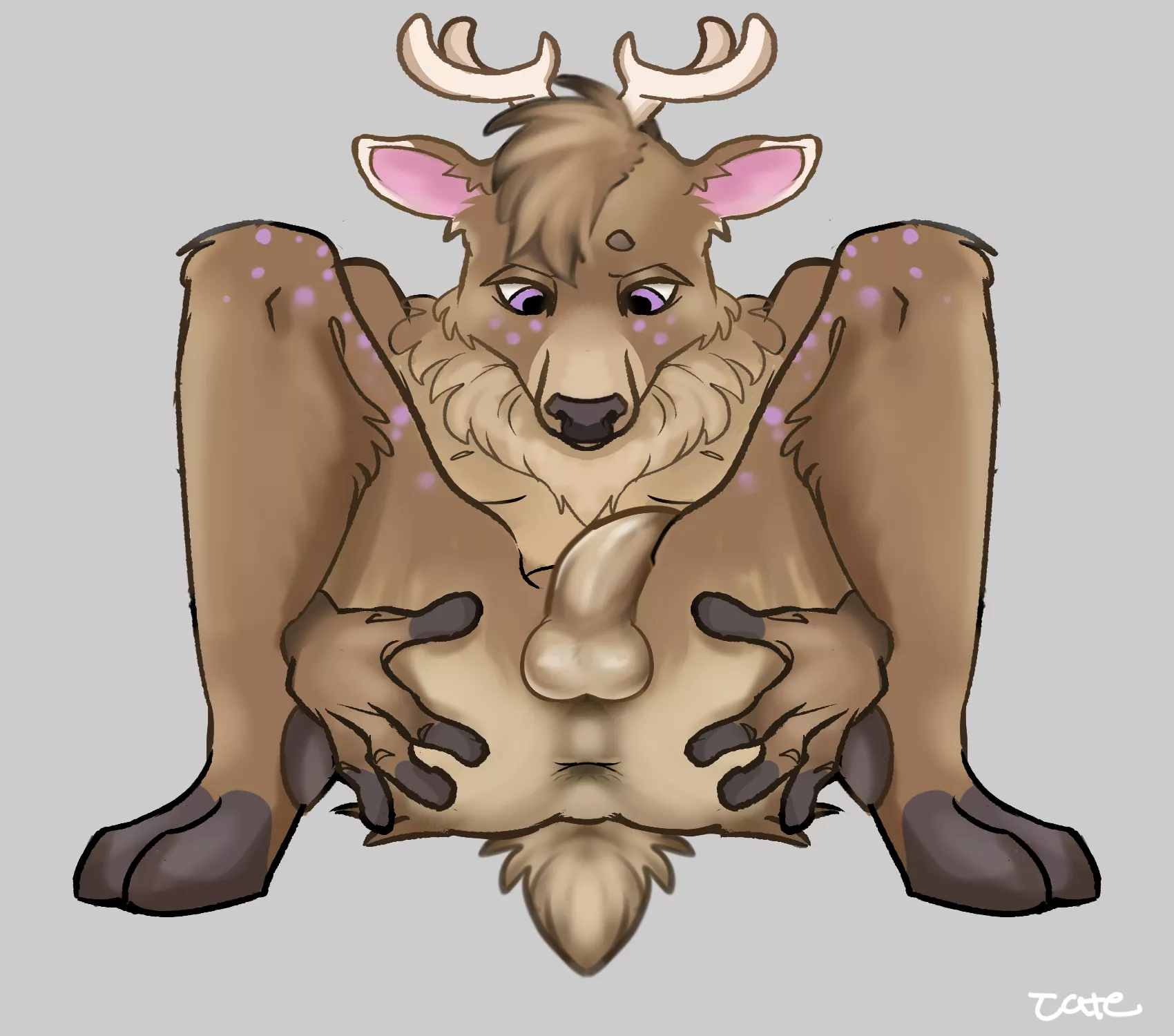 deer butt  (art by me!) [M]