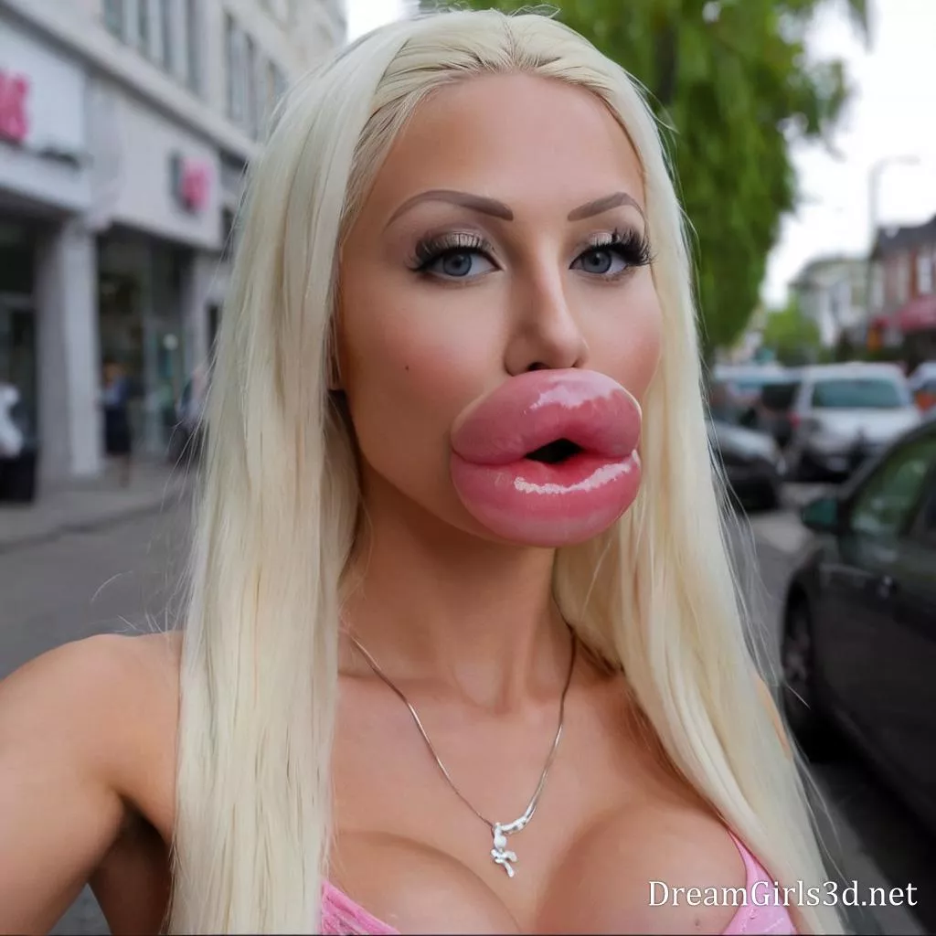 Did somebody order big bimbo lips? 😁