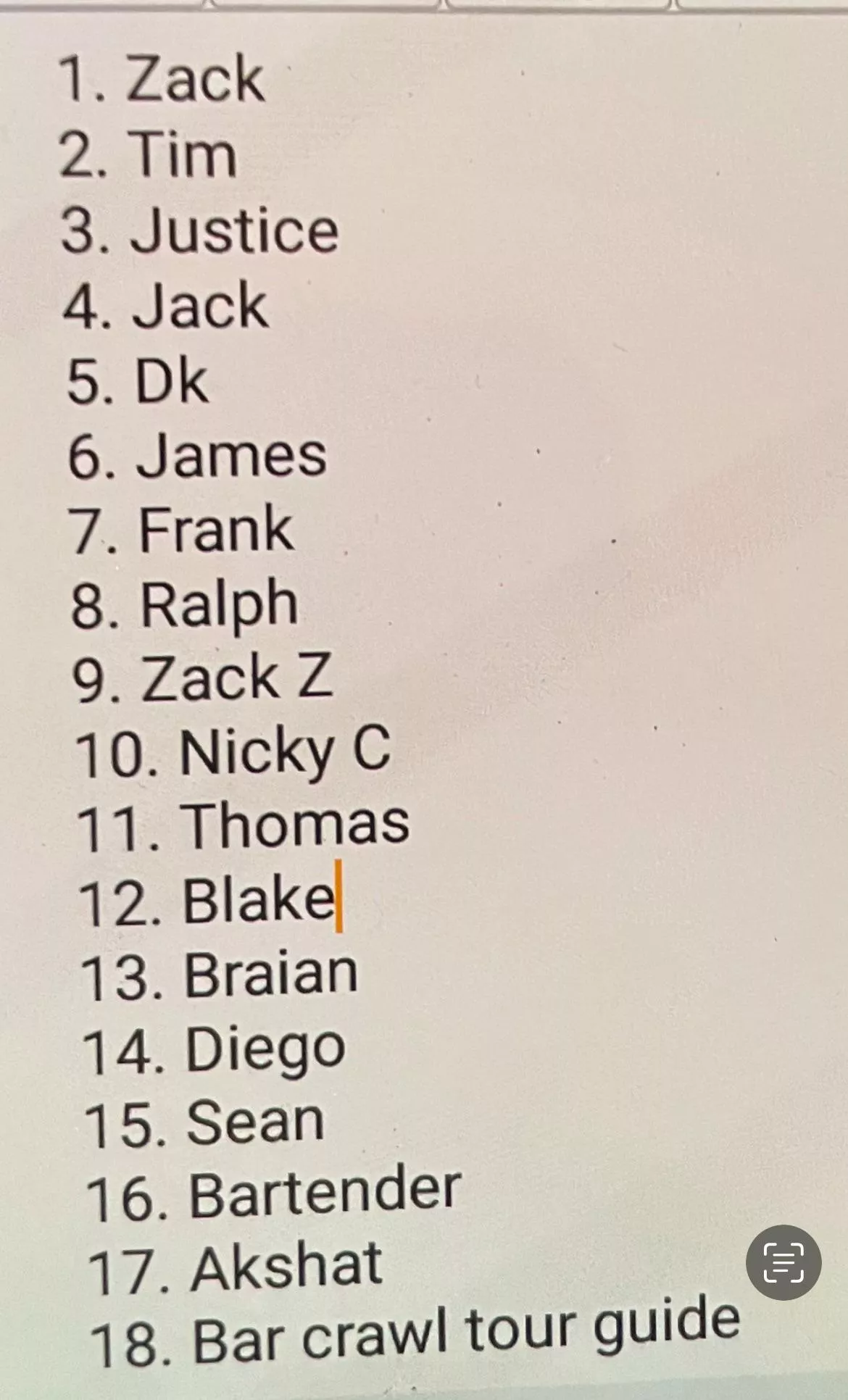 Found my girls body count list on her old phone, upstate NY blonde, nam starts with M(30). Anyone recognize their name 