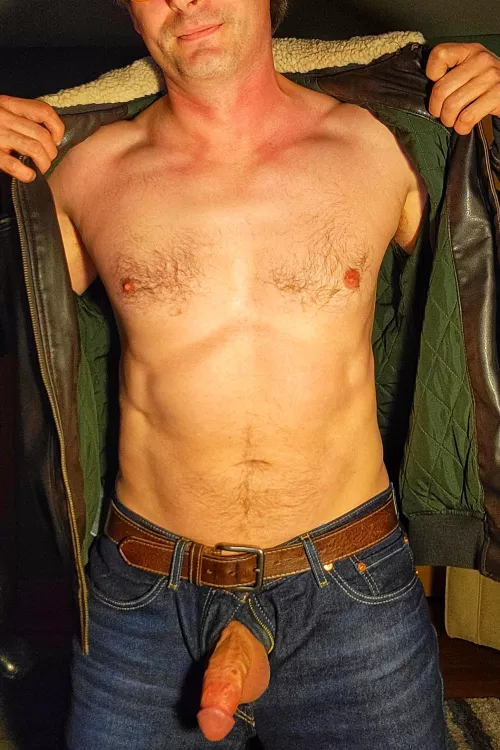 Gotta love a man in leather