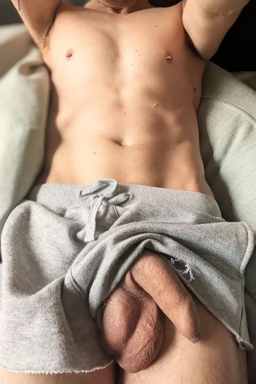 Hanging out at home. 