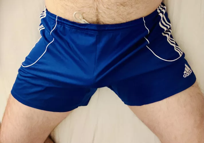 In a soccer shorts mood today