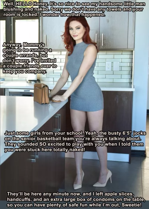 Lacy Lennon - Mom Invited Some Girls Over While You’re Stuck Naked