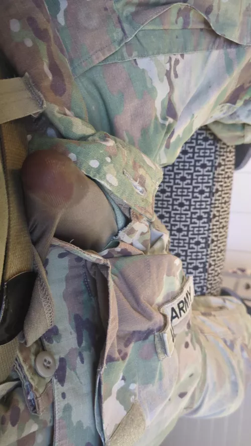 My morning wood precum 