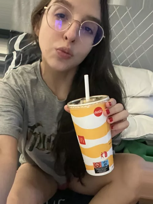 [OC] Glasses on, McFloat in hand, and feeling good. 