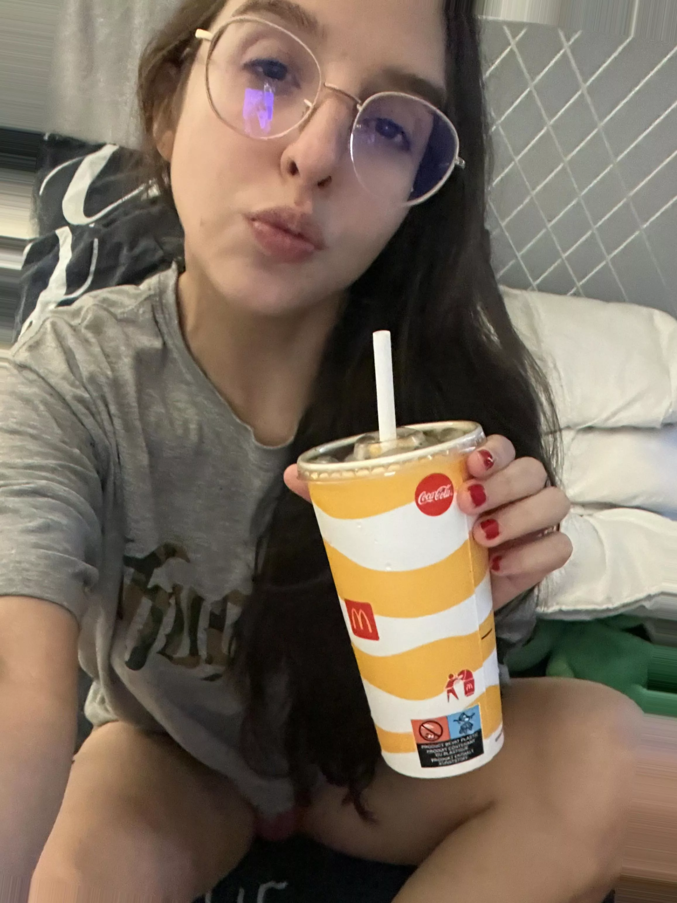 [OC] Glasses on, McFloat in hand, and feeling good. 