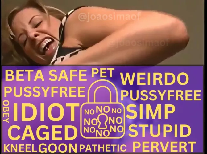 She laughs at you and you keep staring at the blurred part 🤣🤣