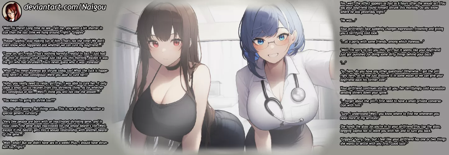 Shrunken by karma Part2 [femdom] [giantess][shrinking][cuckold][revenge]