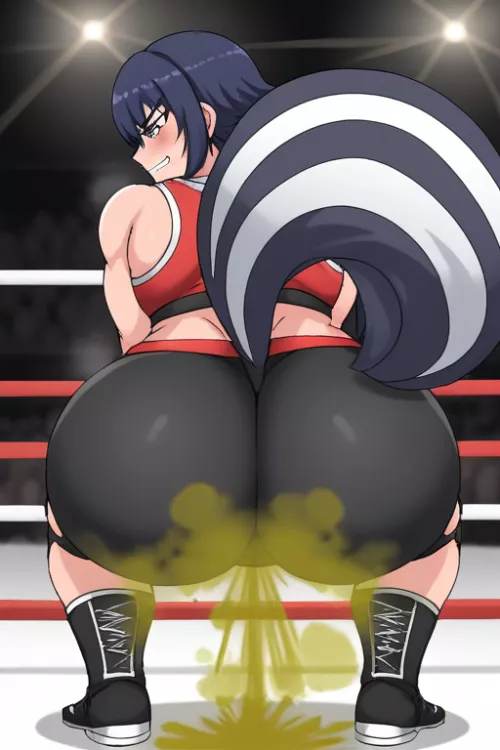 Skunkgirl Wrestler!!! [Fart] [Skunkgirl] [Wrestling]
