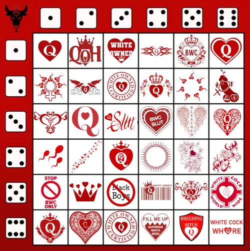 Bleached Dice Table Request by batpool619