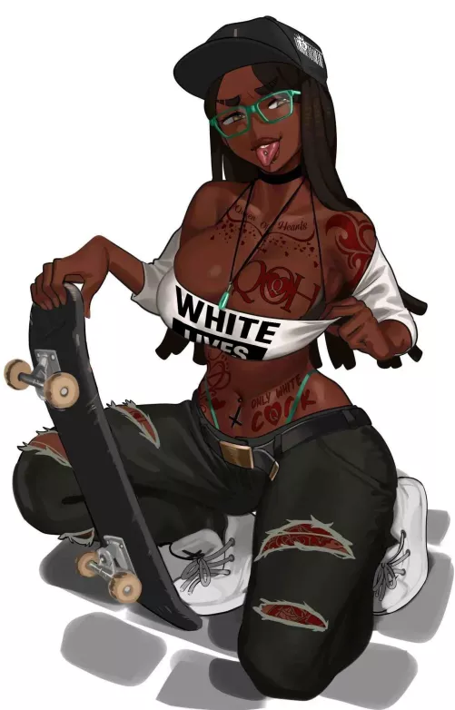 Bleached Skater Girl (Artist: Zane The Monster)