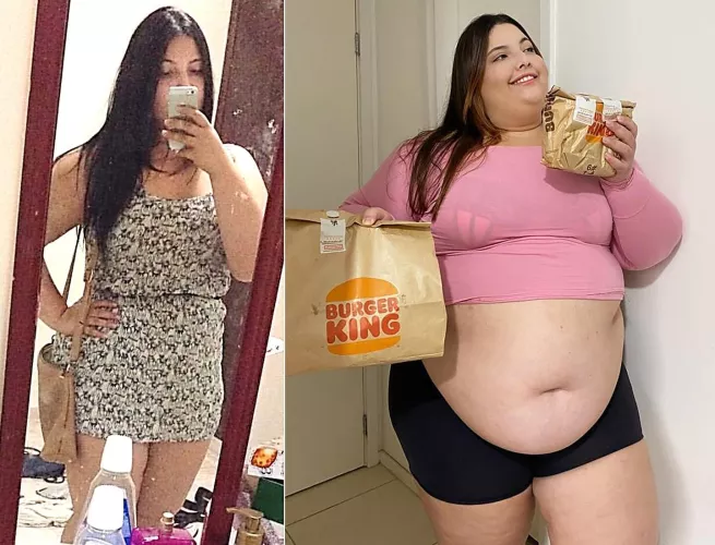 Can you tell she likes Burger King? 